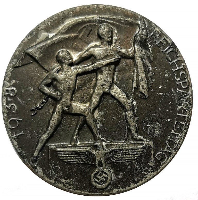 1938 Reichsparteitag badge / from Königsberg