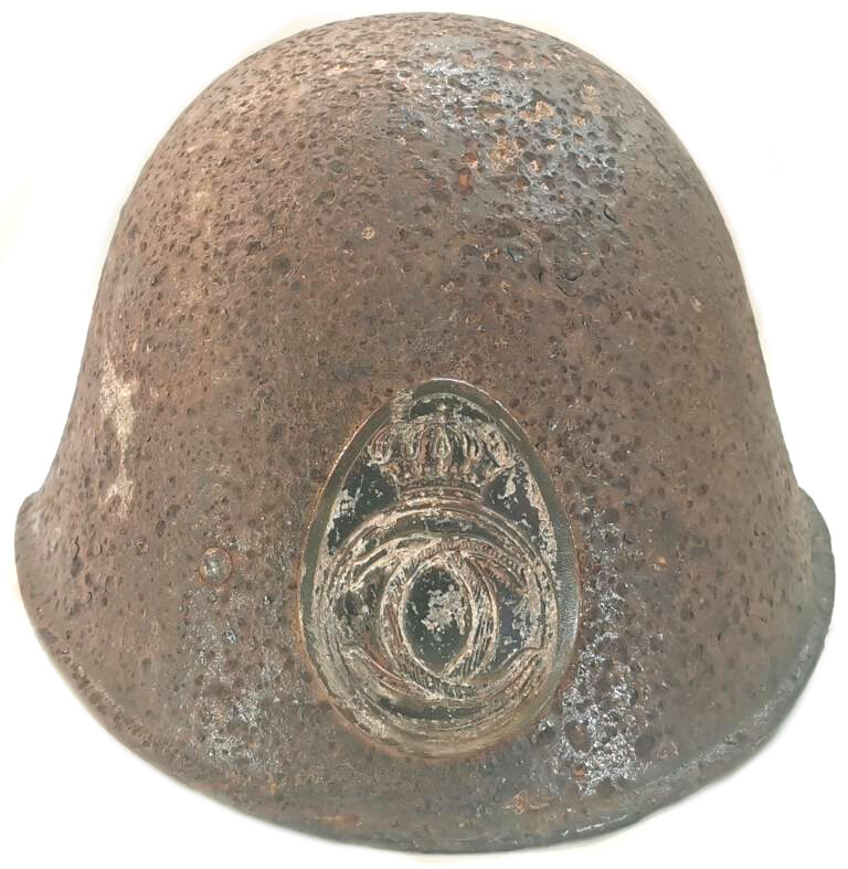 Romanian helmet / from Stalingrad