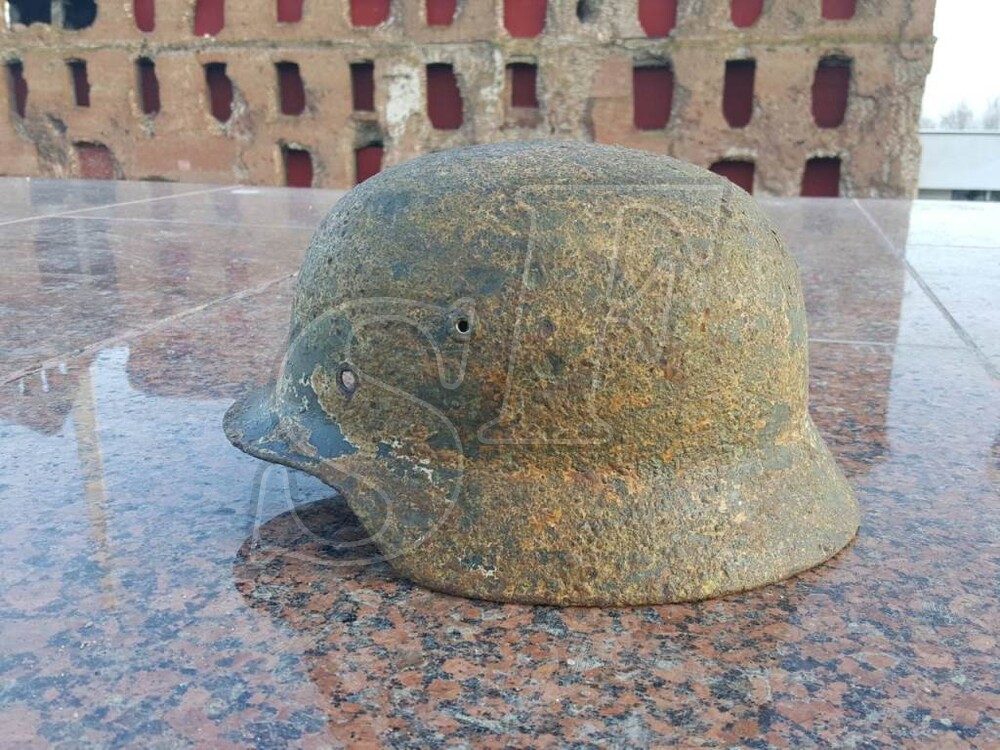 German steel helmet M35 from village of Ezhovka