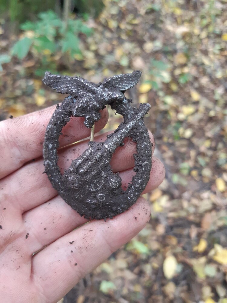 Anti-Aircraft Flak Battle Badge / from Belarus