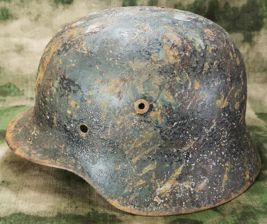 German helmet M35 / from Stalingrad