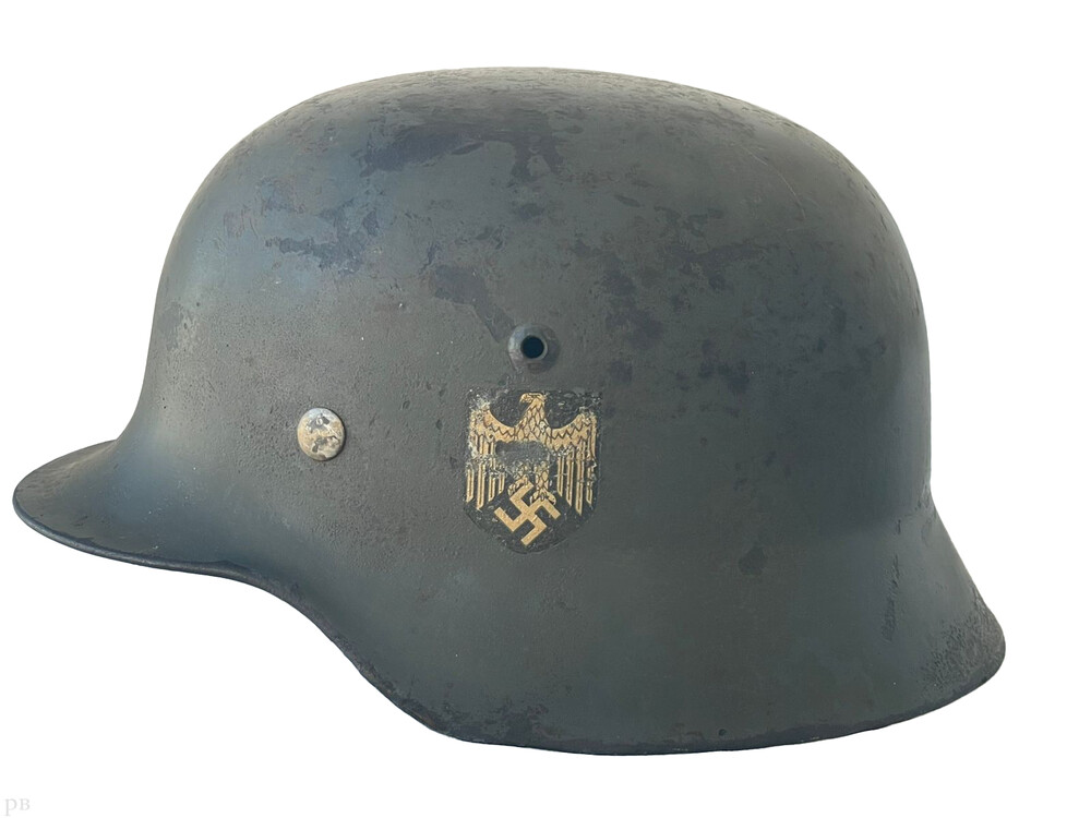 Wehrmacht helmet M35 / from Smolensk