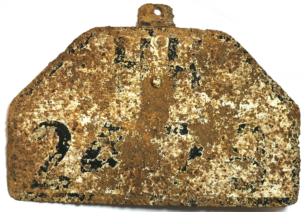 German registration plate / from Smolensk