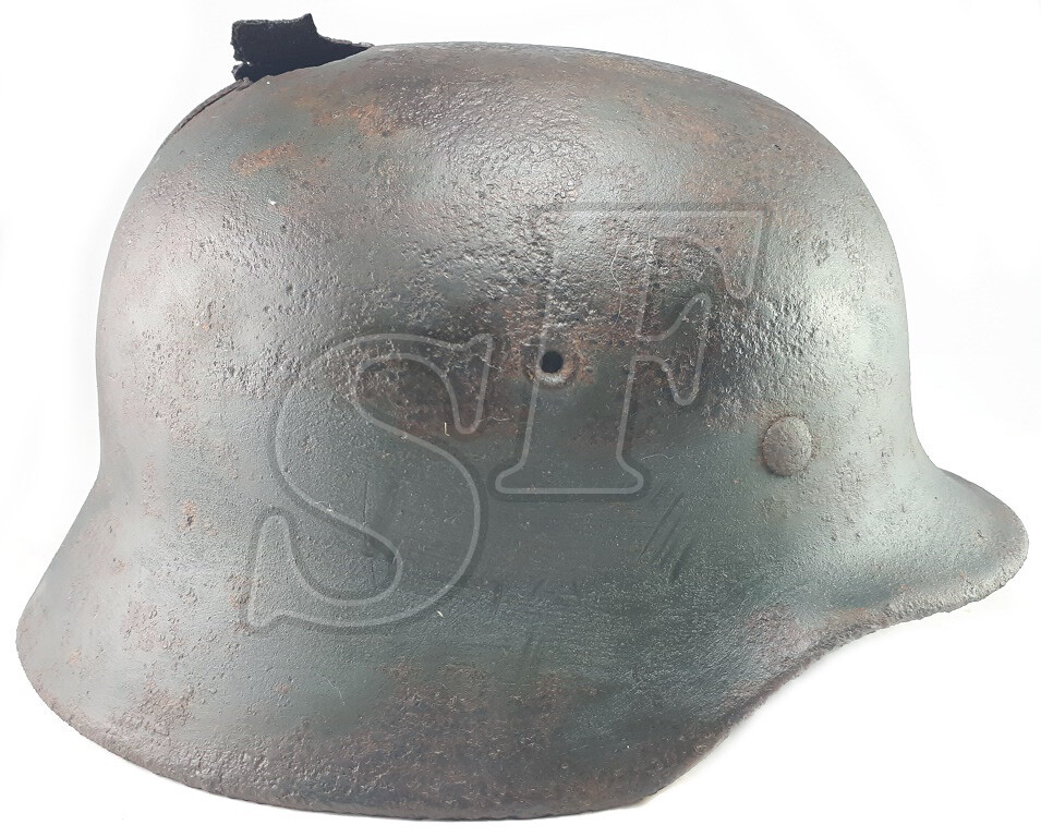 German helmet M40 / from Stalingrad
