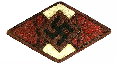 Hitler Jugend membership badge / from Koenigsberg