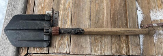 Wehrmacht shovel / from Staraya Russa