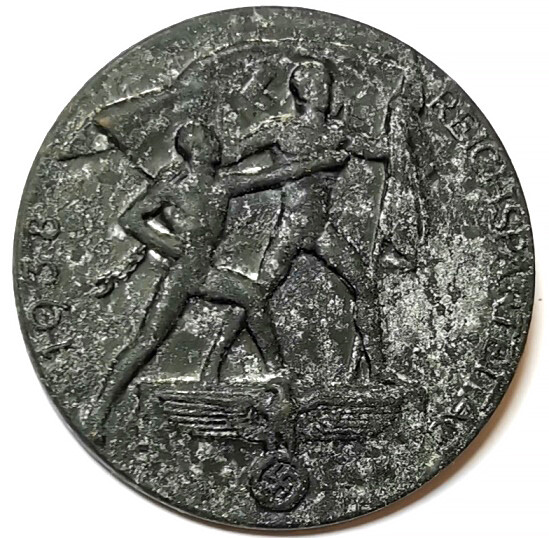 1938 Reichsparteitag badge / from Königsberg