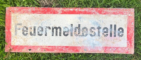 Fire station sign / from Konigsberg
