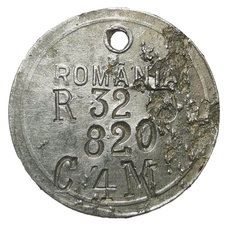 Romanian dogtag / from Stalingrad