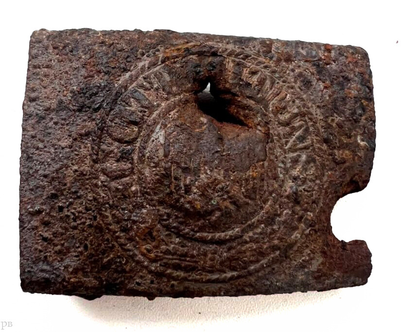 Wehrmacht belt buckle "Gott mit Uns" / from Stalingrad