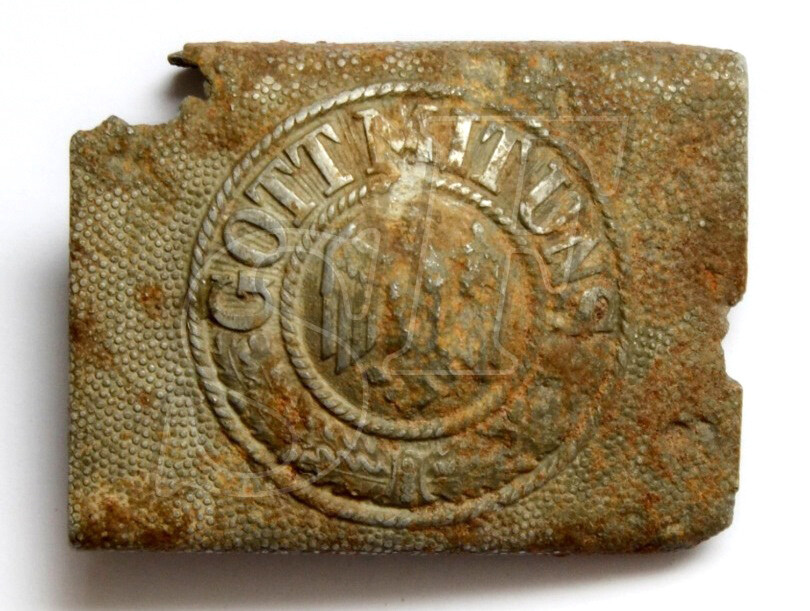 Buckle “Gott Mit Uns” from airfield Gumrak