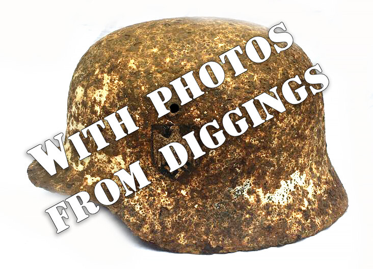 German helmet M35 / from Novgorod