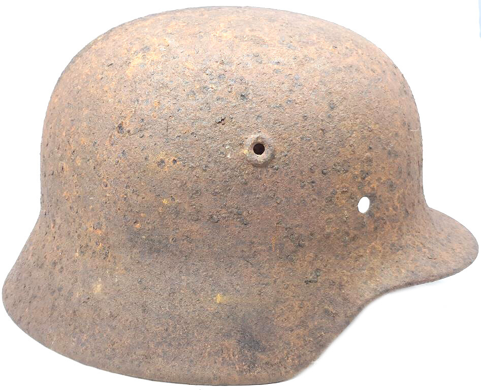 German helmet M40 / from Stalingrad