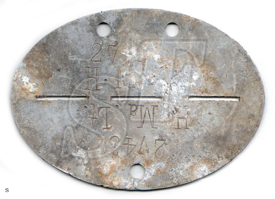 Dog tag H.Ma.Lt.2743