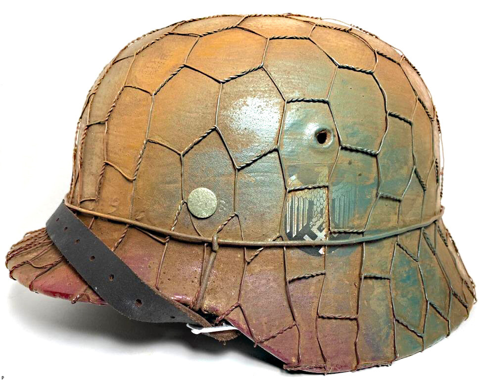 Restored German helmet M40, Wehrmacht