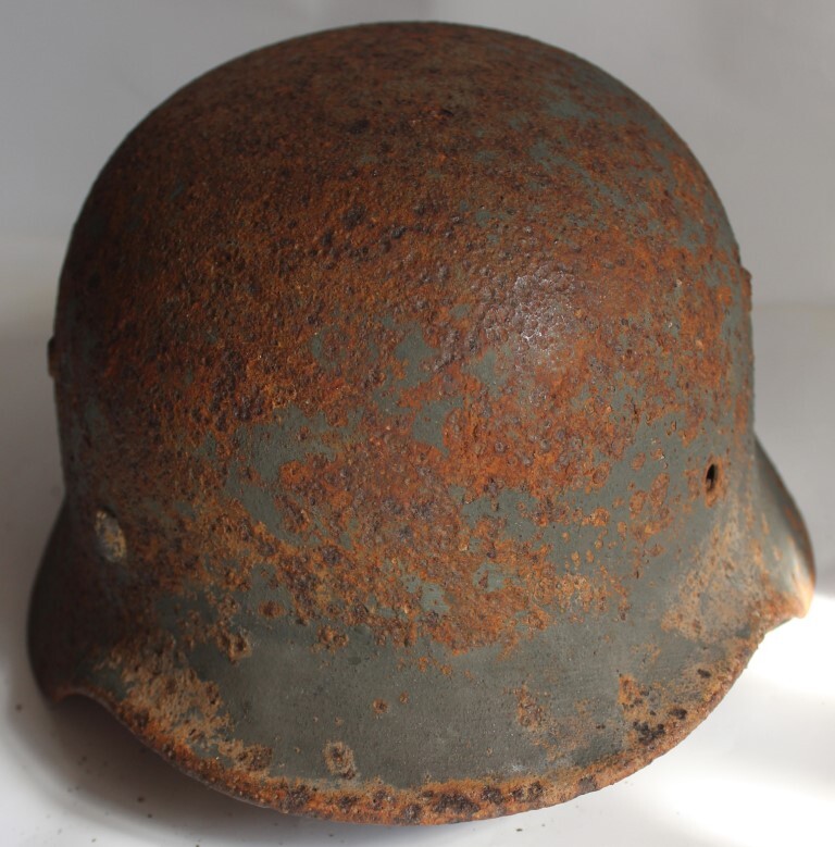 German helmet M35 / from Stalingrad