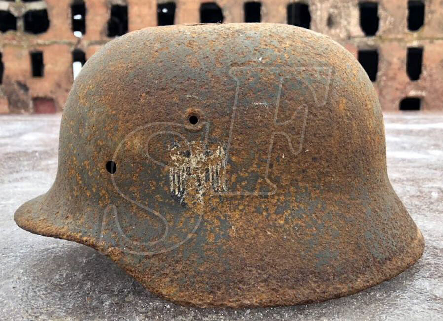 Helmet M40, Wehrmacht / from Stalingrad