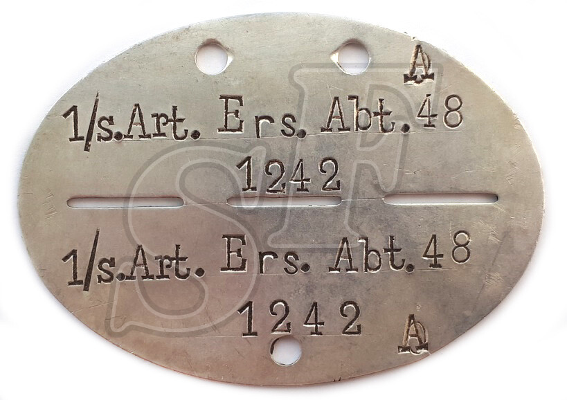 Dogtag 1/s.Art.Ers.Abt.48