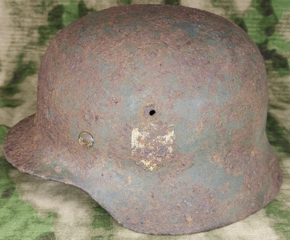 Wehrmacht helmet M35 DD / from Königsberg