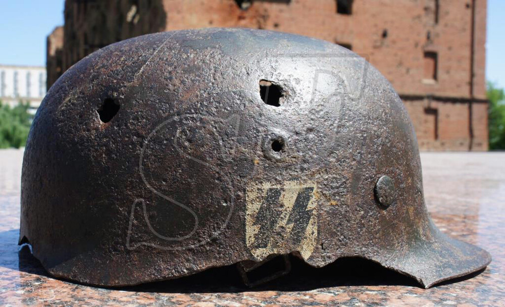German helmet М40 Waffen-SS from Belarus