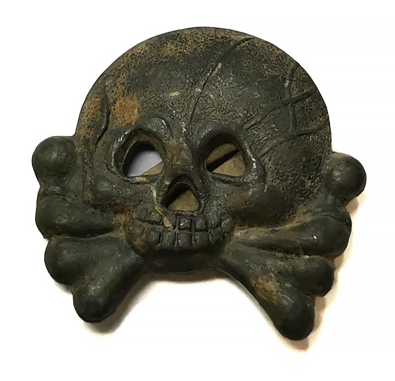 Panzer collar tab skull / Stalingrad