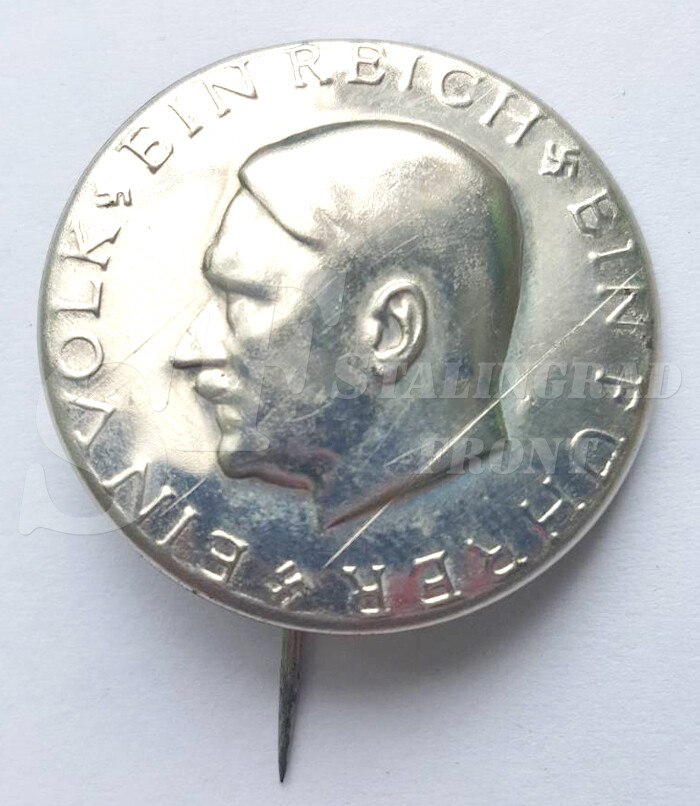 Hitler Head Election Lapel Pin