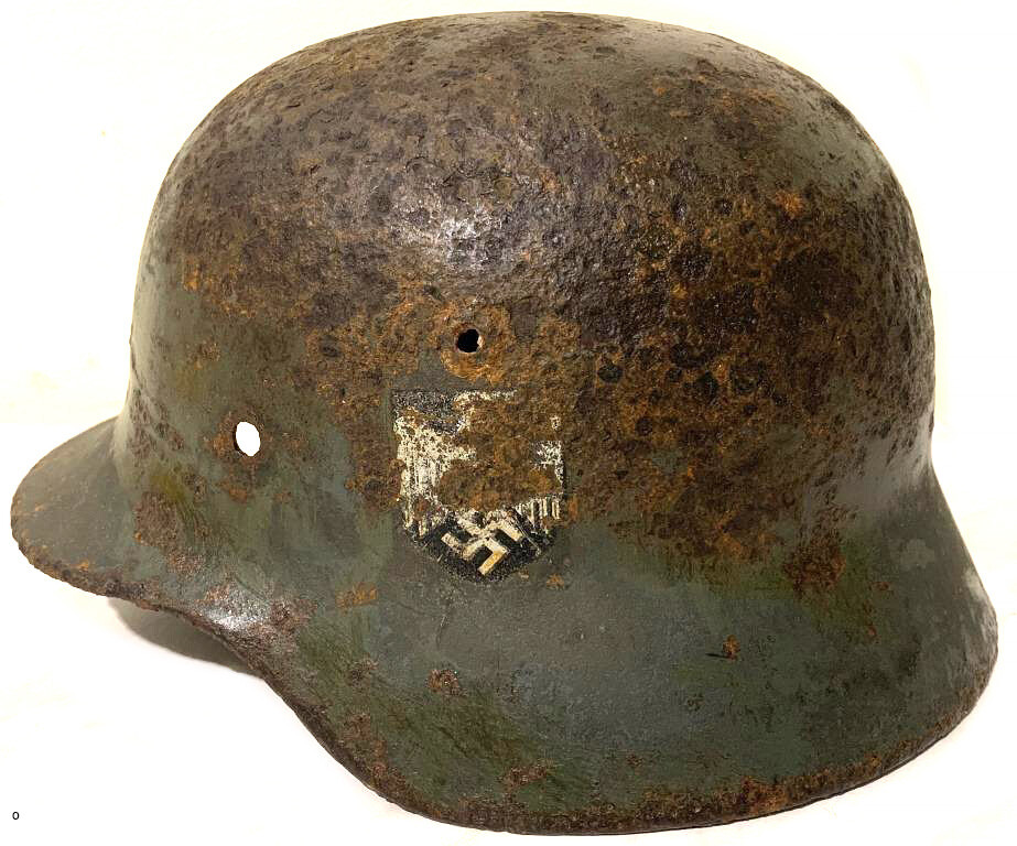Wehrmacht helmet M35 DD / from Sevastopol