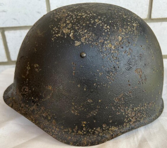 Soviet helmet SSh39 / from Smolensk