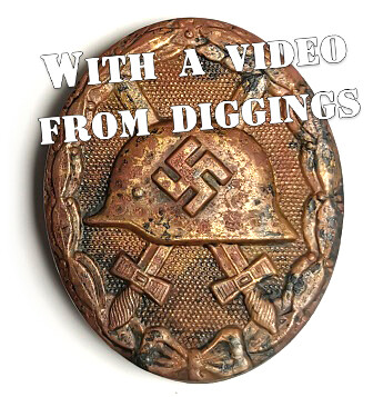 Black wound badge / from Stalingrad
