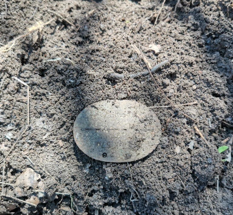 German dogtag 9.J.R.576 / from Stalingrad