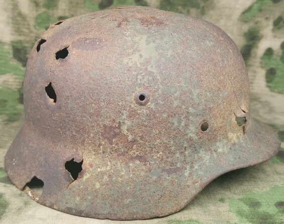 German helmet M40 / from Novgorod