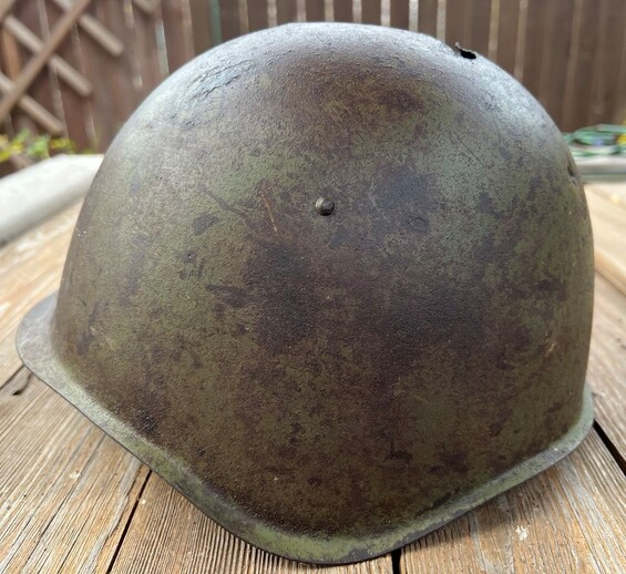 Soviet helmet SSh39 / from Stalingrad