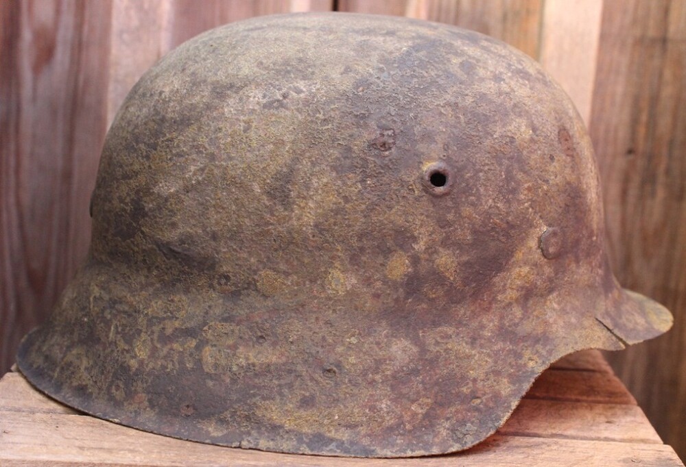 German helmet M42 / from Konigsberg