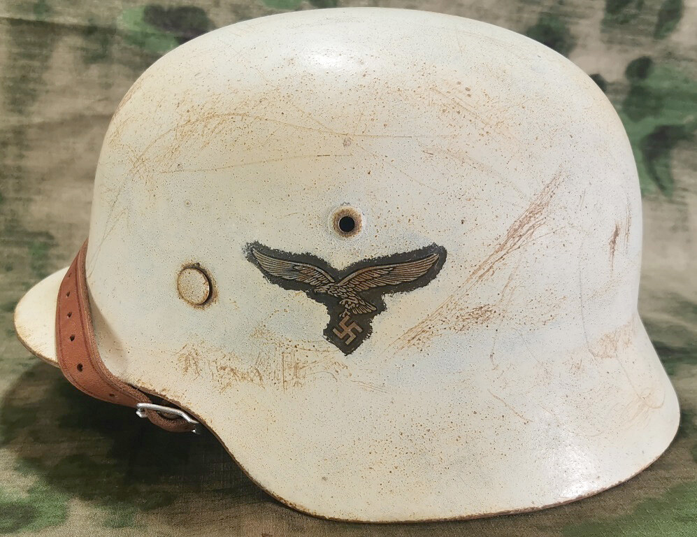 Restored German helmet M35 DD, Luftwaffe