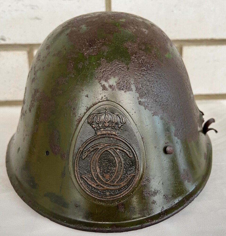 Romanian helmet / from Stalingrad