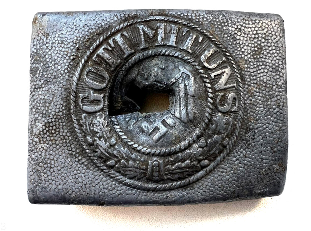 Wehrmacht belt buckle "Gott mit Uns" / from Stalingrad