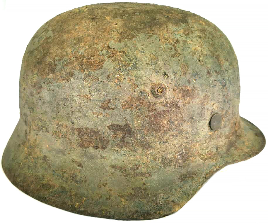German helmet M40 / from Stalingrad