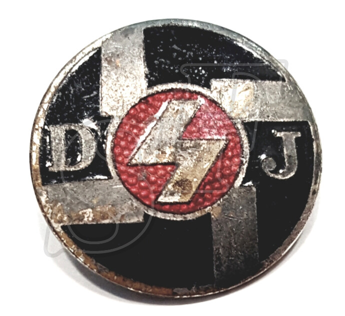 Hitler Youth DJ Membership Badge from Koenigsberg