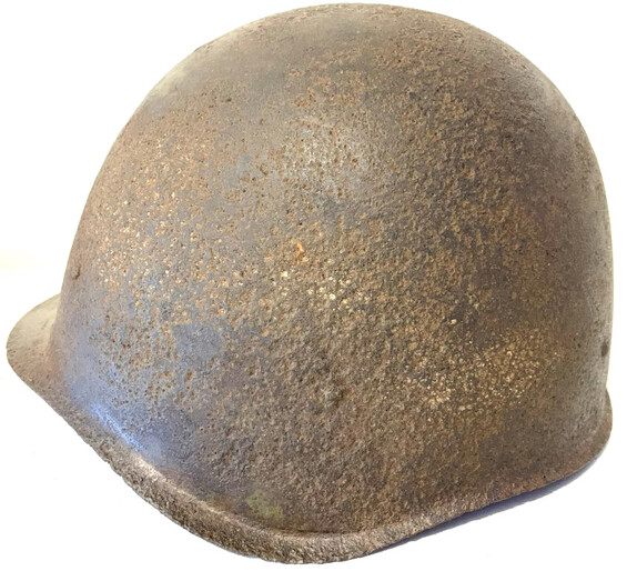 Soviet helmet SSh-40 / from Stalingrad