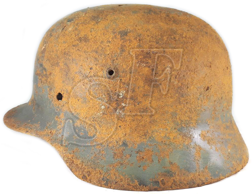 German helmet M35 / from Stalingrad