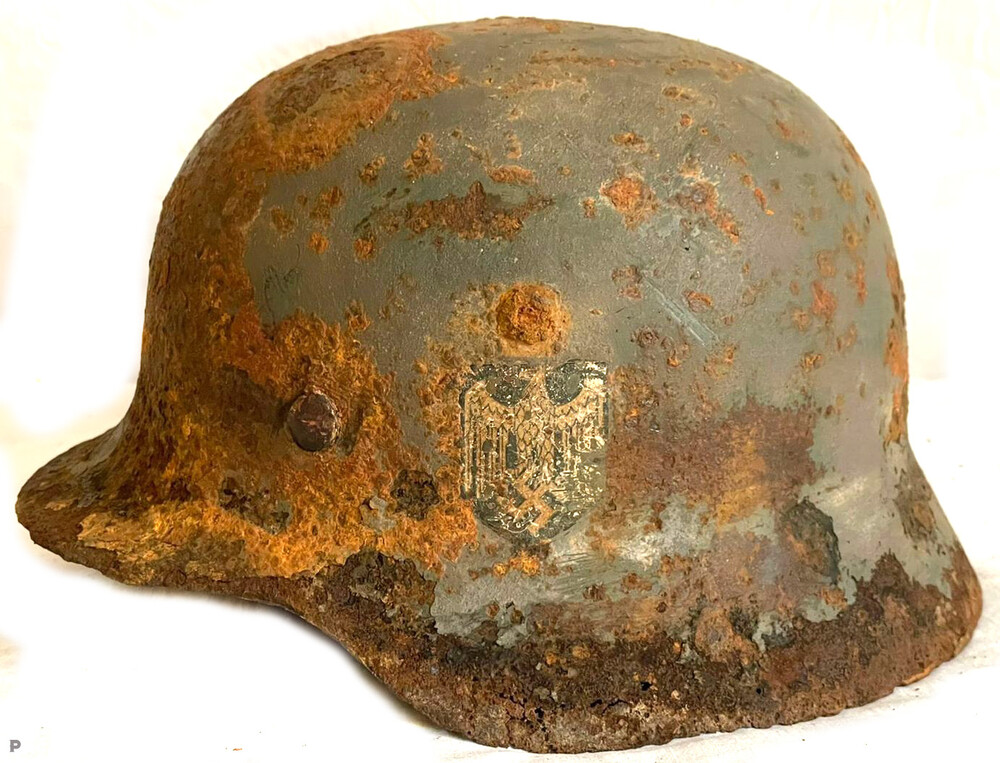 German helmet M35 / from Vitebsk