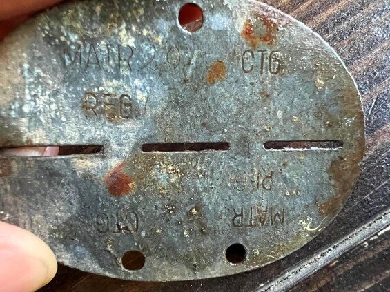 Romanian dogtag / from Stalingrad