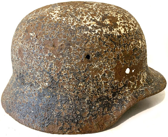 German helmet M35 / from Stalingrad