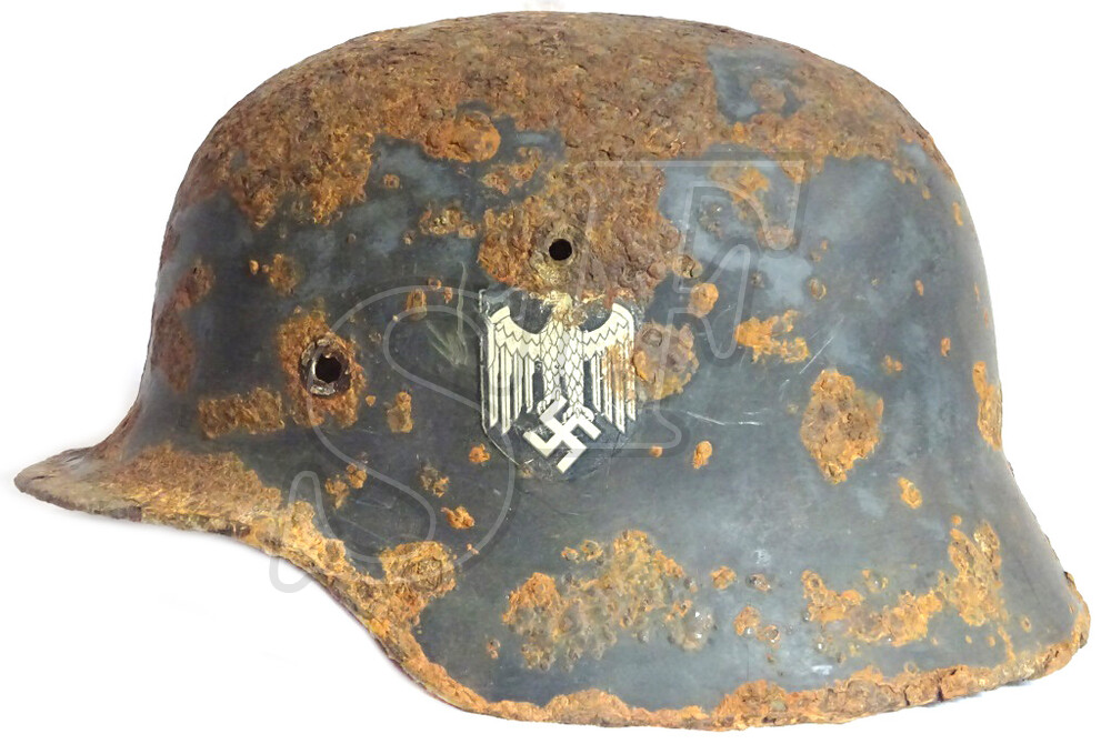 German helmet M35 from Smolensk region