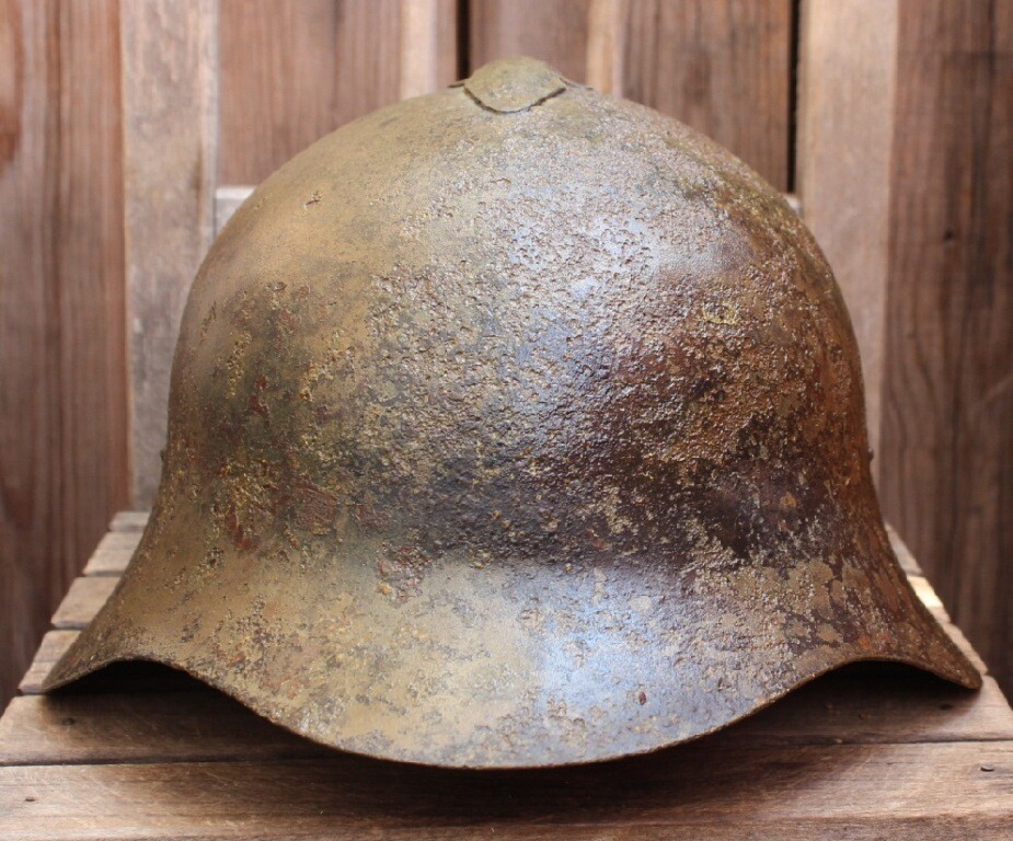 Soviet helmet SSh36 / from Stalingrad