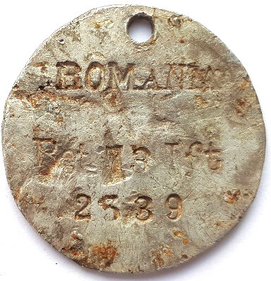 Romanian dogtag / from Stalingrad