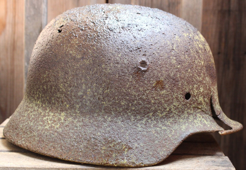German helmet M40 / from Koenigsberg