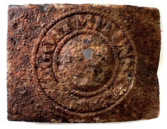 Iron Wehrmacht belt buckle "Gott mit Uns"