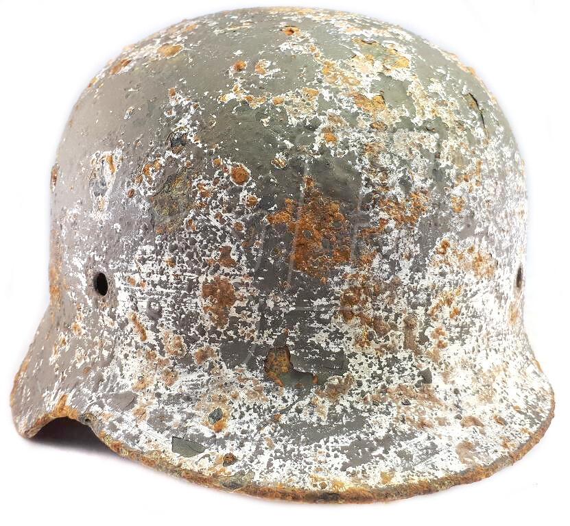 Winter camo helmet M35 / from Leningrad