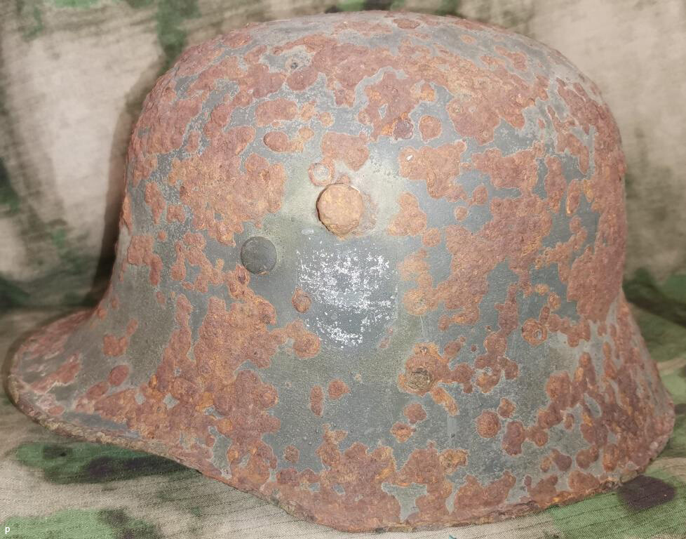 German helmet M17 / from Stalingrad